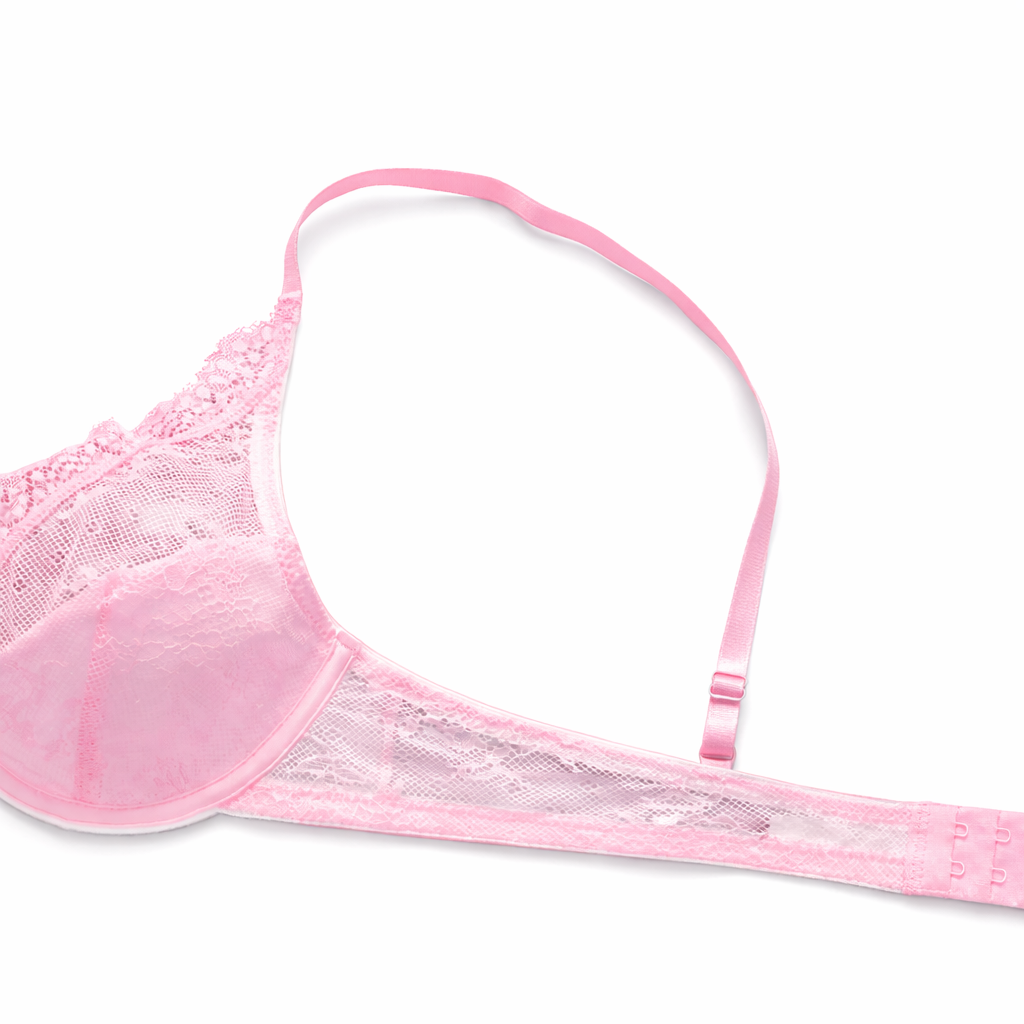 Rose Lace Underwire Bra