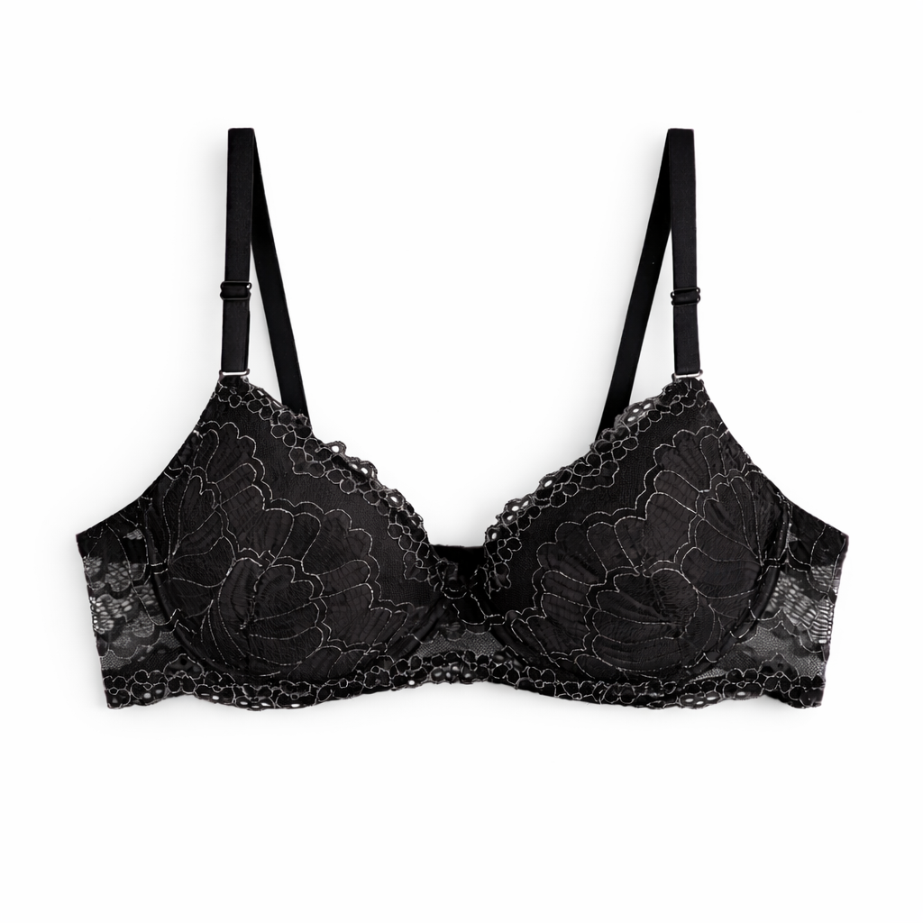 Black Lace Underwire Bra