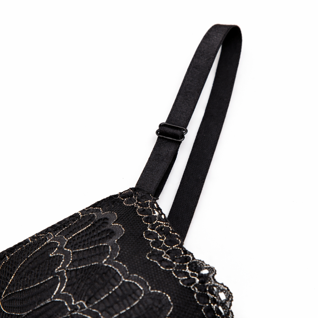 Black Lace Underwire Bra