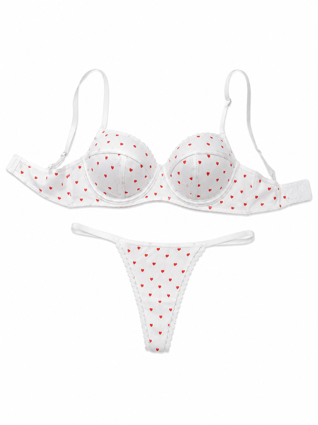 Amour Heart Lace Lingerie Set