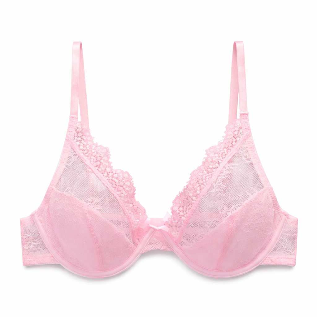 Rose Lace Underwire Bra