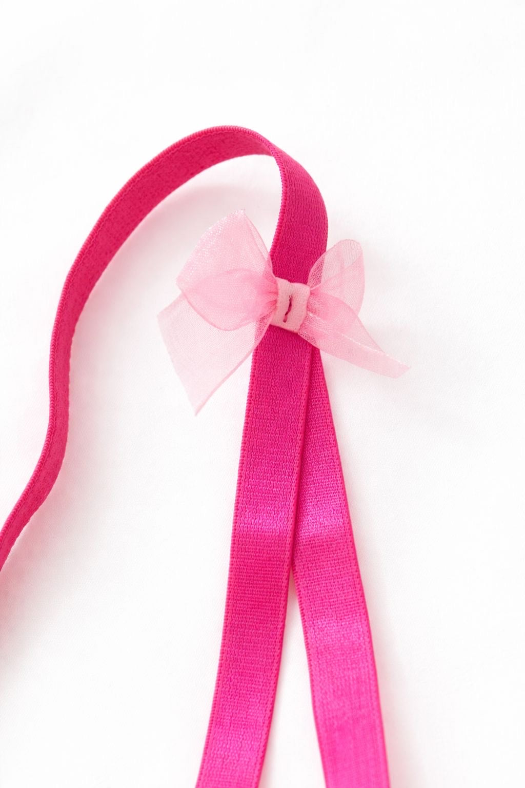 Hot Pink Floral Lace Sheer Bra & Thong Lingerie Set